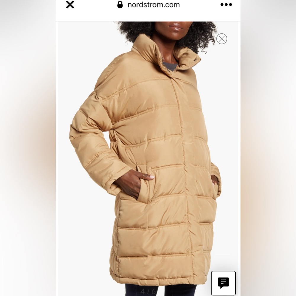 Thread & Supply oversized puffer jacket